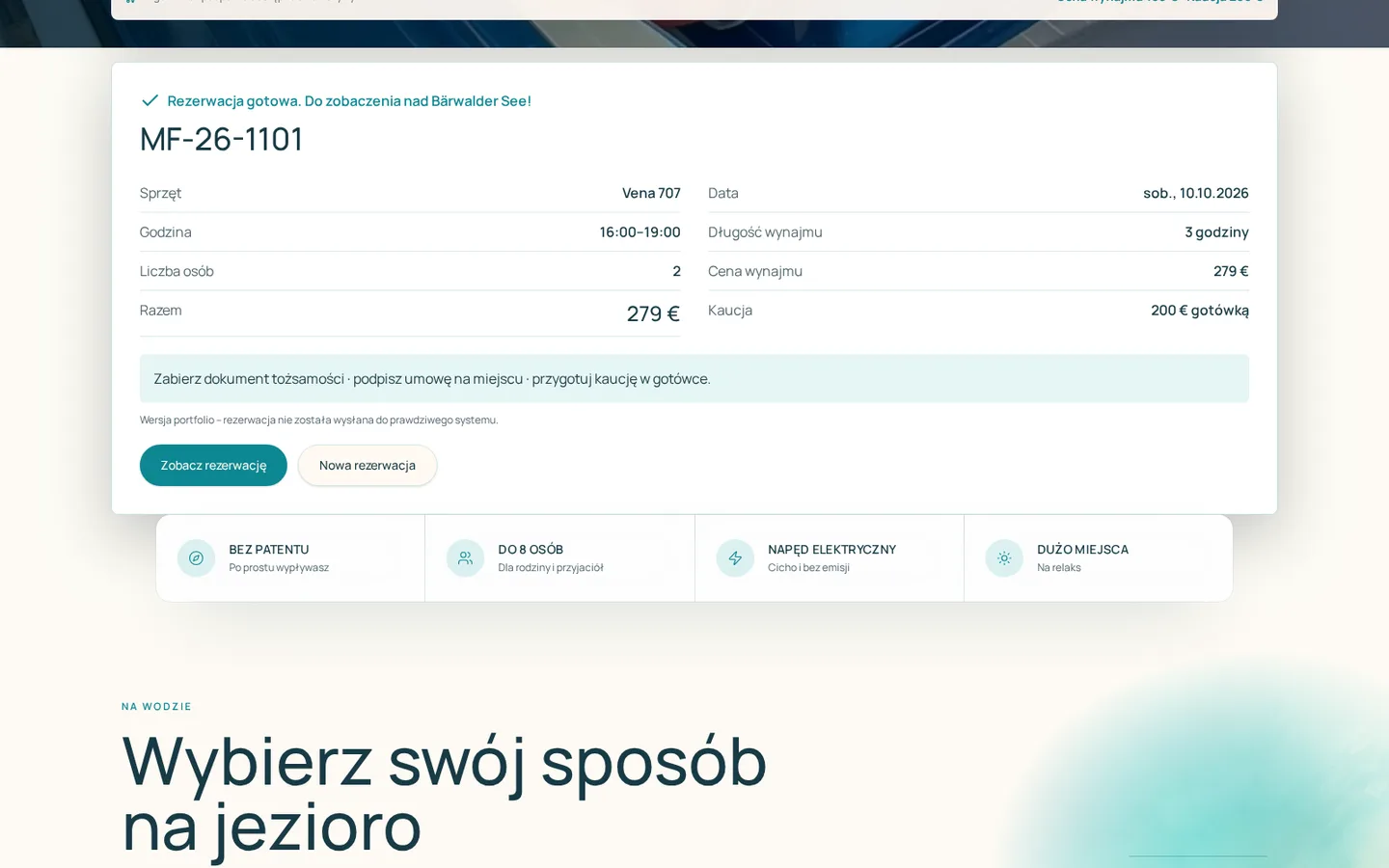 Potwierdzenie rezerwacji