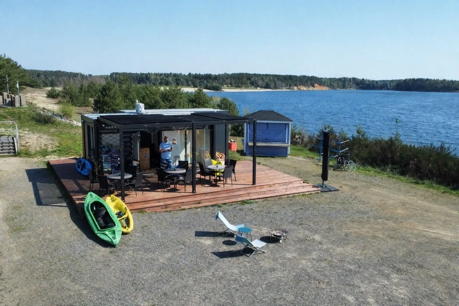 Marina & Bootsverleih FILEK – die Marina aus der Luft