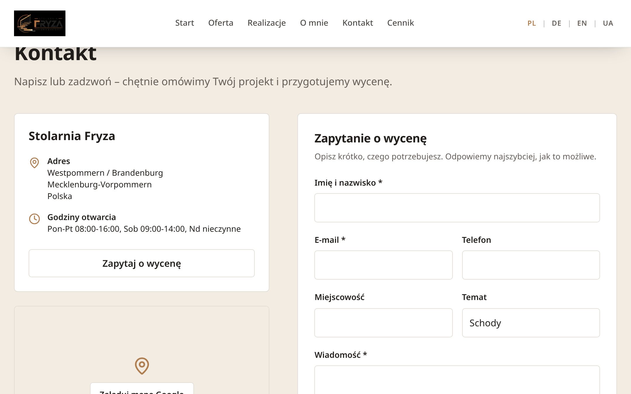 Od ogólnego pytania do uporządkowanego zapytania.
